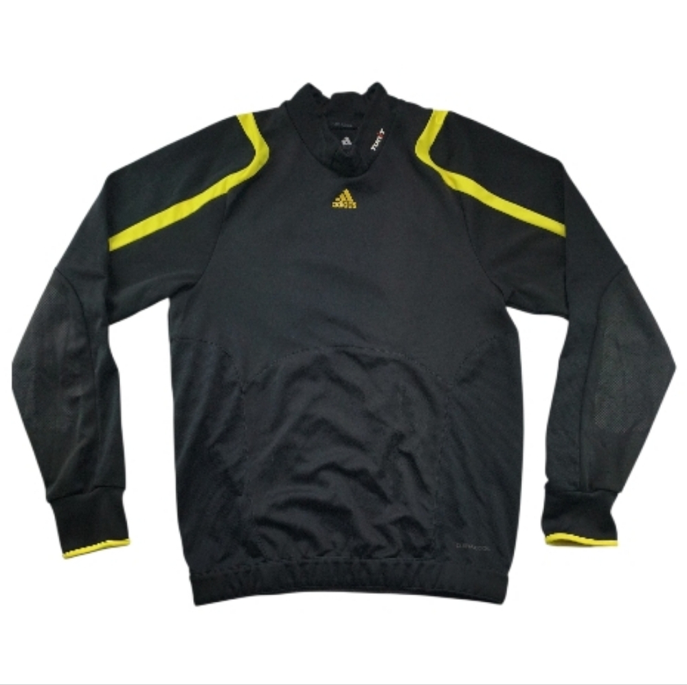 Adidas F50 Tunit Climacool Soccer Goalkeeper Jersey Black Yellow Warm Training